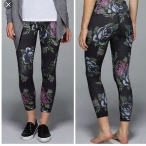 Lululemon Athletica Flower Print Legging